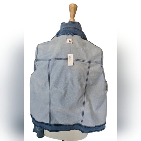 NWT Womens Western Coastal Cowgirl Spring Denim Jacket Size 3X - Picture 2 of 10